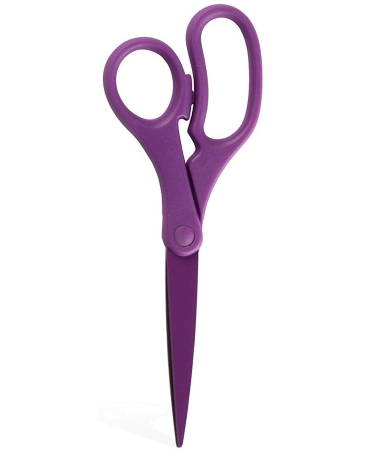 Multi-Purpose Precision Scissors - 8" - Ergonomic Handle Stainless Steel Blades - Sold Individually - Purple