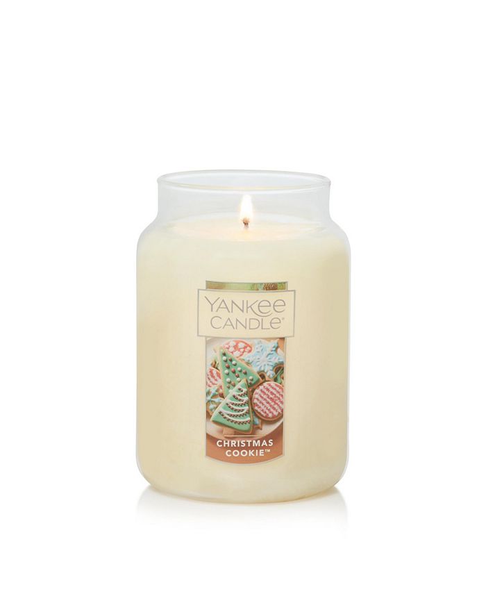 Yankee Candle Christmas Cookie Original Large Jar Glass Candle 22 Ounce Macy