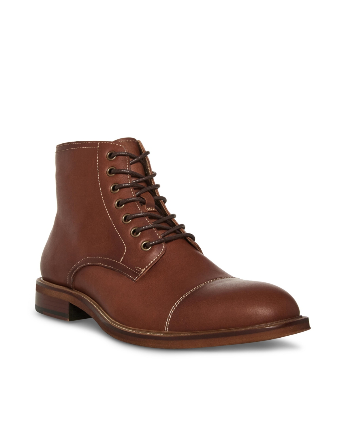 Men's Hodge Lace-Up Boots - Tan Leather