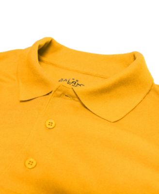 Men's Short Sleeve Pique Polo Shirt, Pack of 2