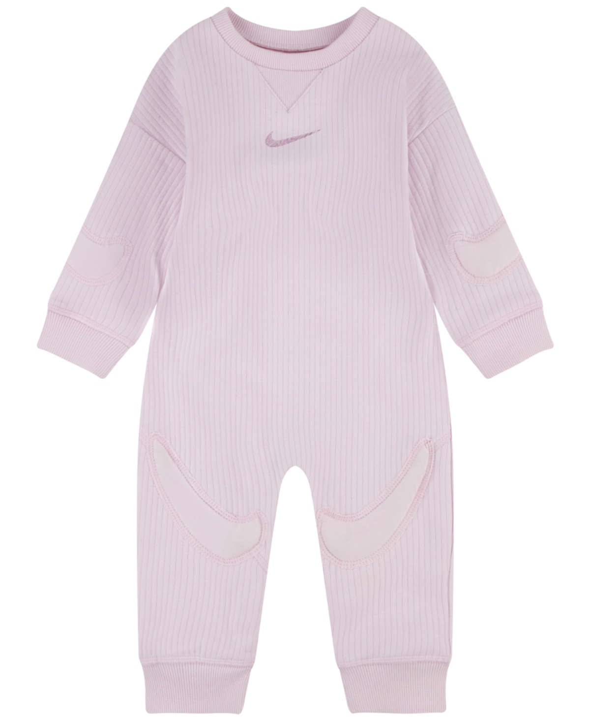 Shop Nike Baby Boys Or Girls Ready, Set Long Sleeves Coverall In Pink Foam
