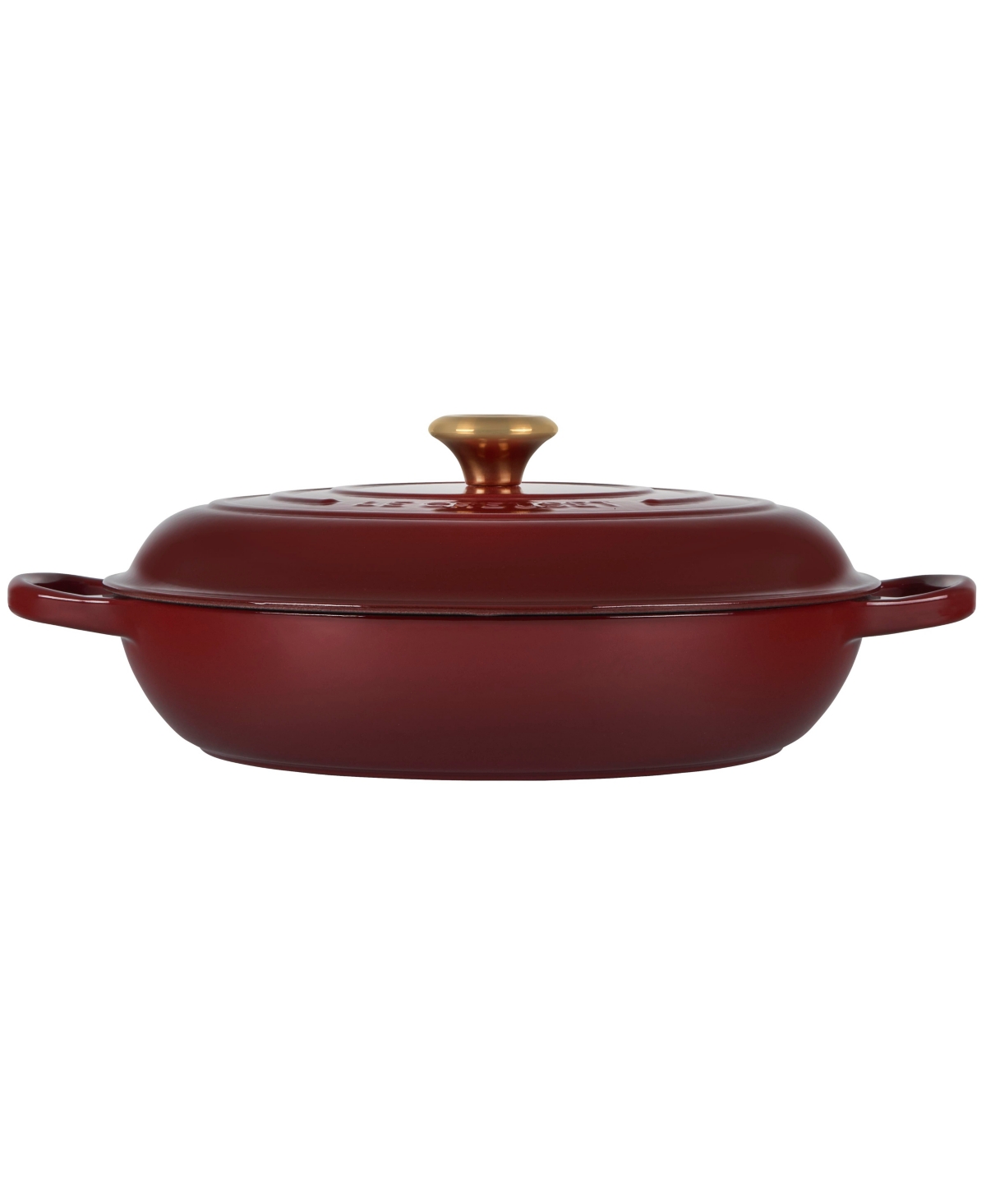 Le Creuset 3.5-qt. Signature Enameled Cast Iron Braiser In Brown