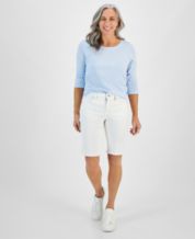 Macys best sale petite shorts