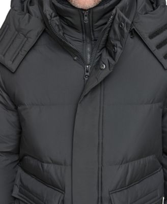 Men's Oswego Duvet Quilted Parka Coat