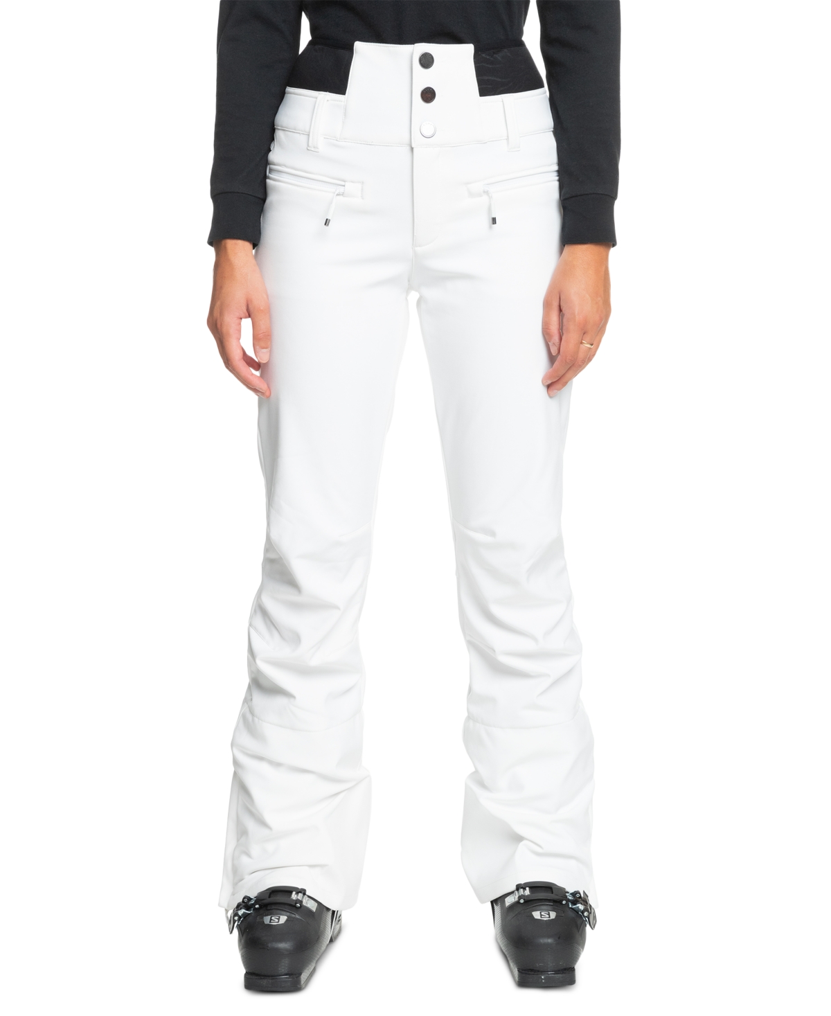 ROWLEY X ROXY Fuseau Technical Snow Pants - True Black Multifloral