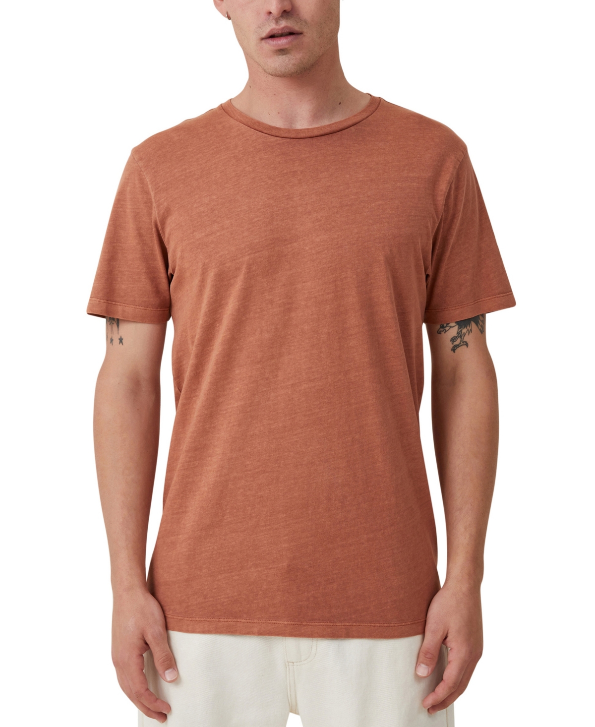 Cotton On Men's Regular Fit Crew T-shirt In Terracotta