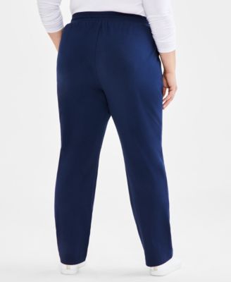 Women's Mid Rise Drawstring-Waist Sweatpants, PP-4X, Created for Macy's
