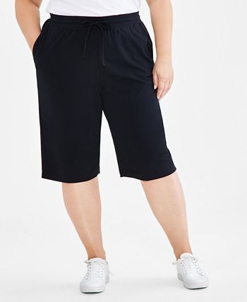 Style & Co Plus Size Knit Pull-On Capri Pants, Created for Macy's - Macy's