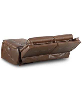 CLOSEOUT! Hansley 2-Pc. Zero Gravity Power Recliner Leather Sofa, Created for Macy's