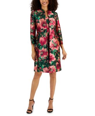 Anne Klein - Women's Kissing Collar Long-Sleeve Coat