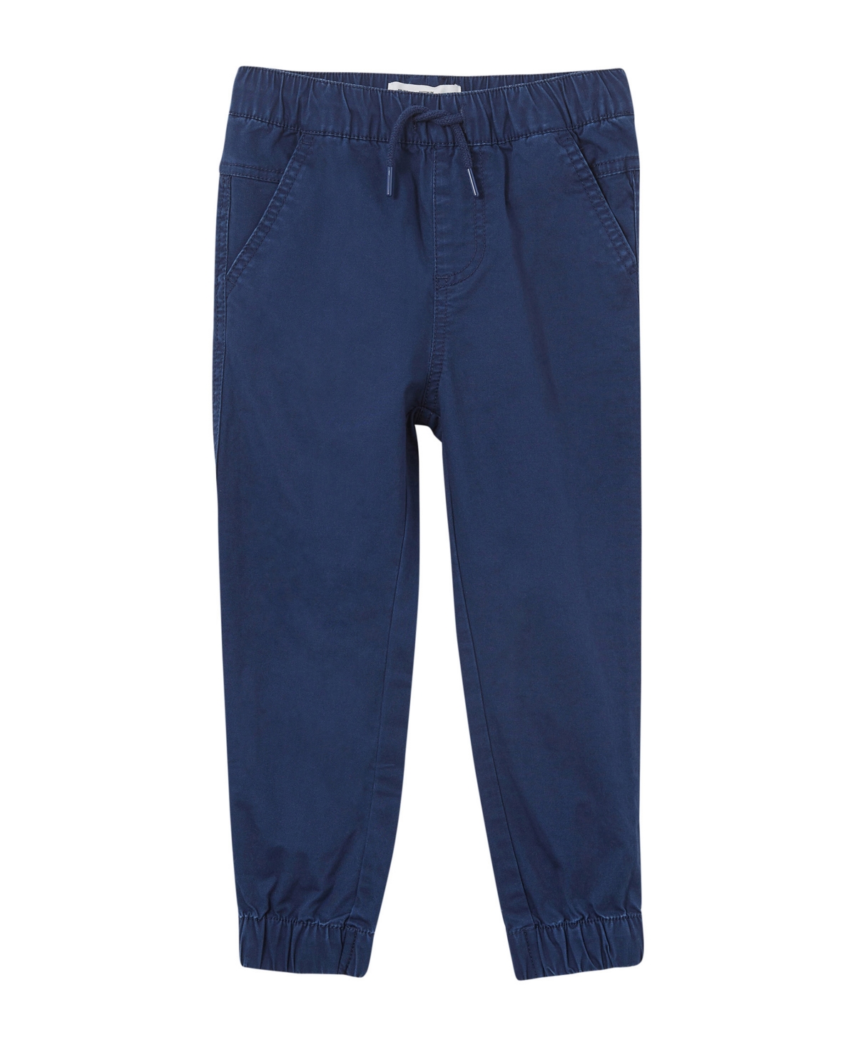 Cotton On Kids' Toddler Boys Will Elastic Waistband Cuffed Chino Pants In In The Navy