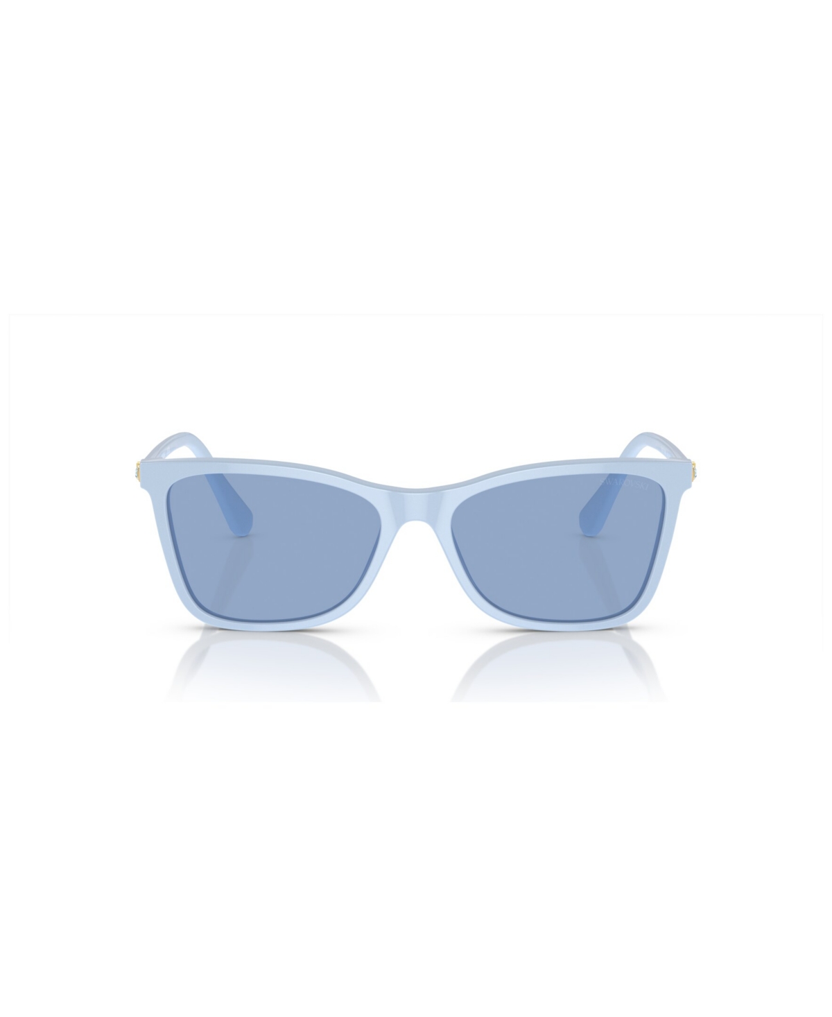 Shop Swarovski Women's Sunglasses Sk6004 In Clear Blue