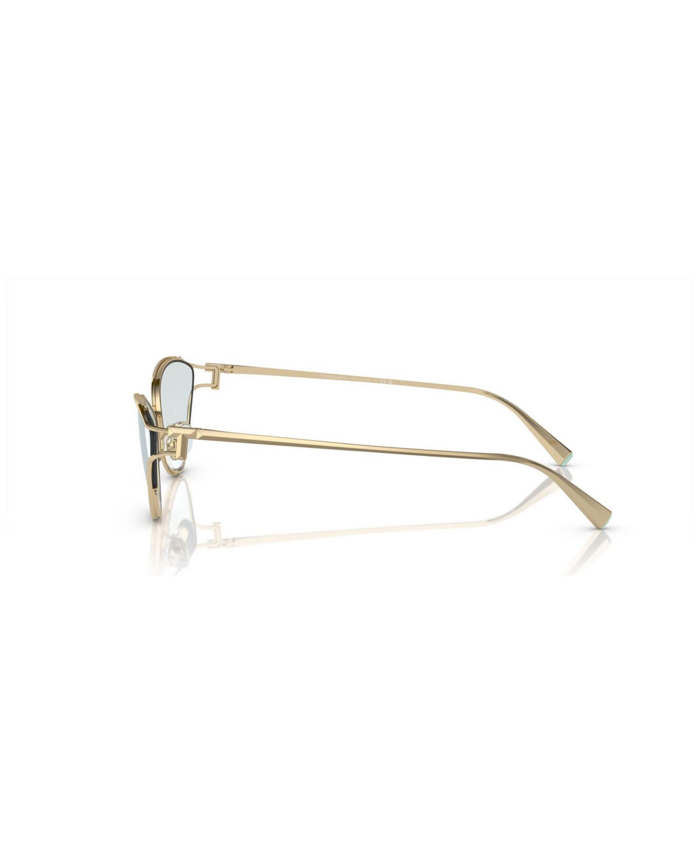 Женские солнцезащитные очки Tiffany & Co. Sunglasses, Photocromic TF3095, цвет: Бледный золотой — фото 3