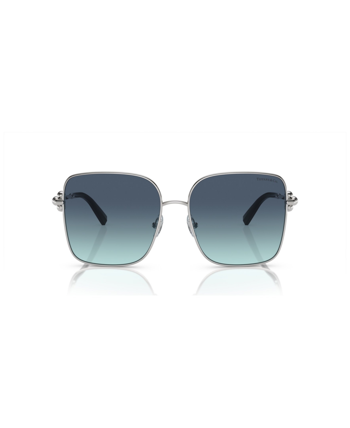Shop Tiffany & Co Women's Sunglasses, Gradient Tf3094 In Silver