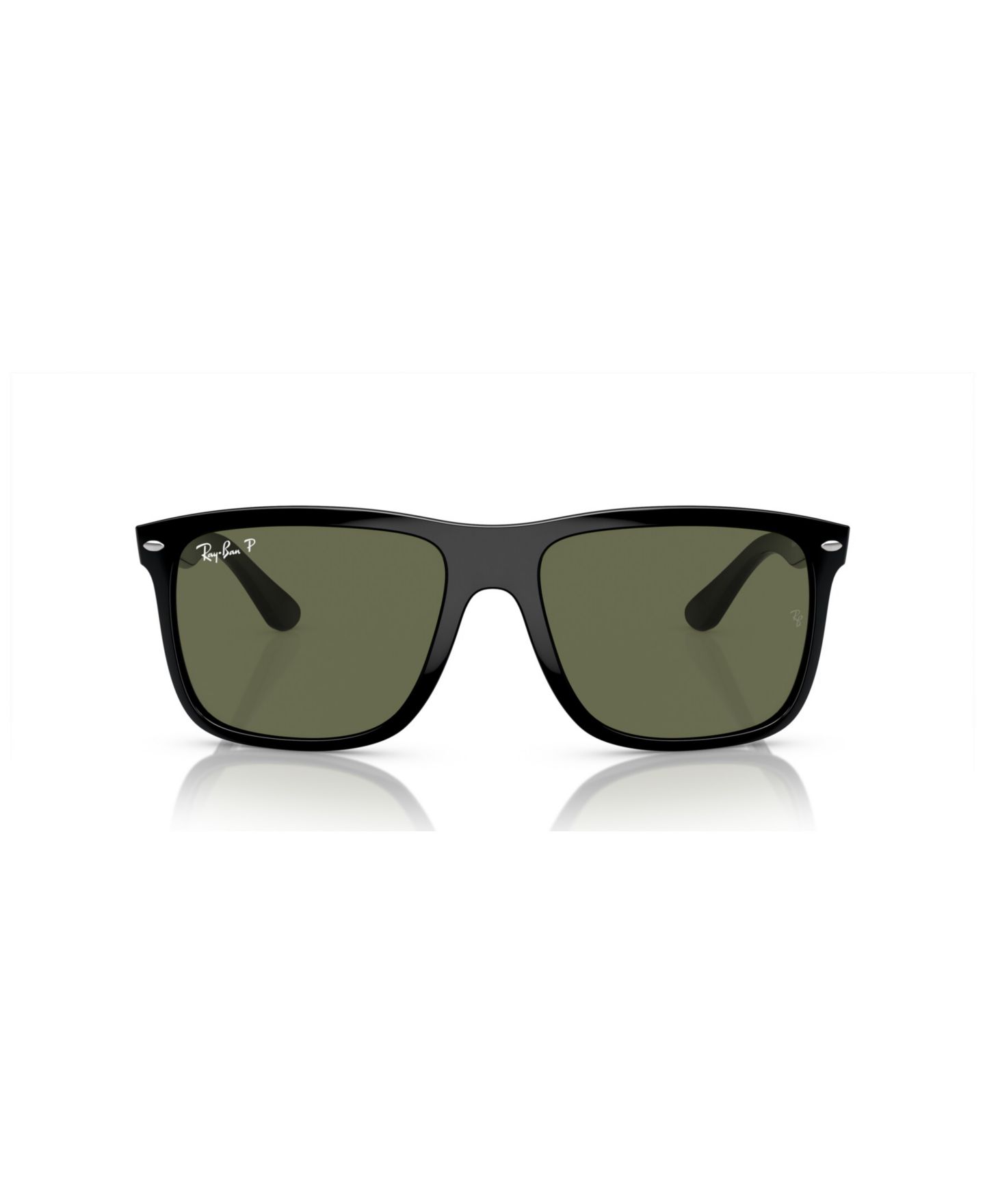 Солнцезащитные очки Ray-Ban Unisex Boyfriend Two Polarized Sunglasses, RB4547, цвет: Чёрный — фото 2