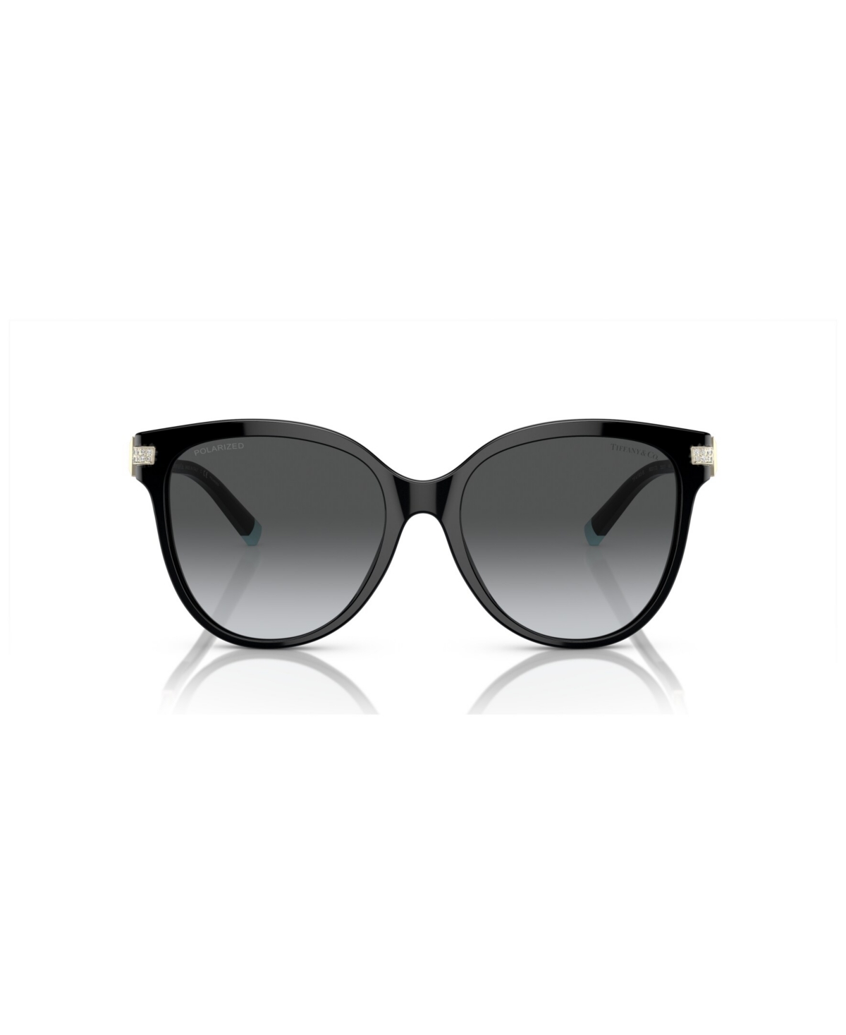 Shop Tiffany & Co Women's Polarized Sunglasses, Gradient Tf4193b In Black