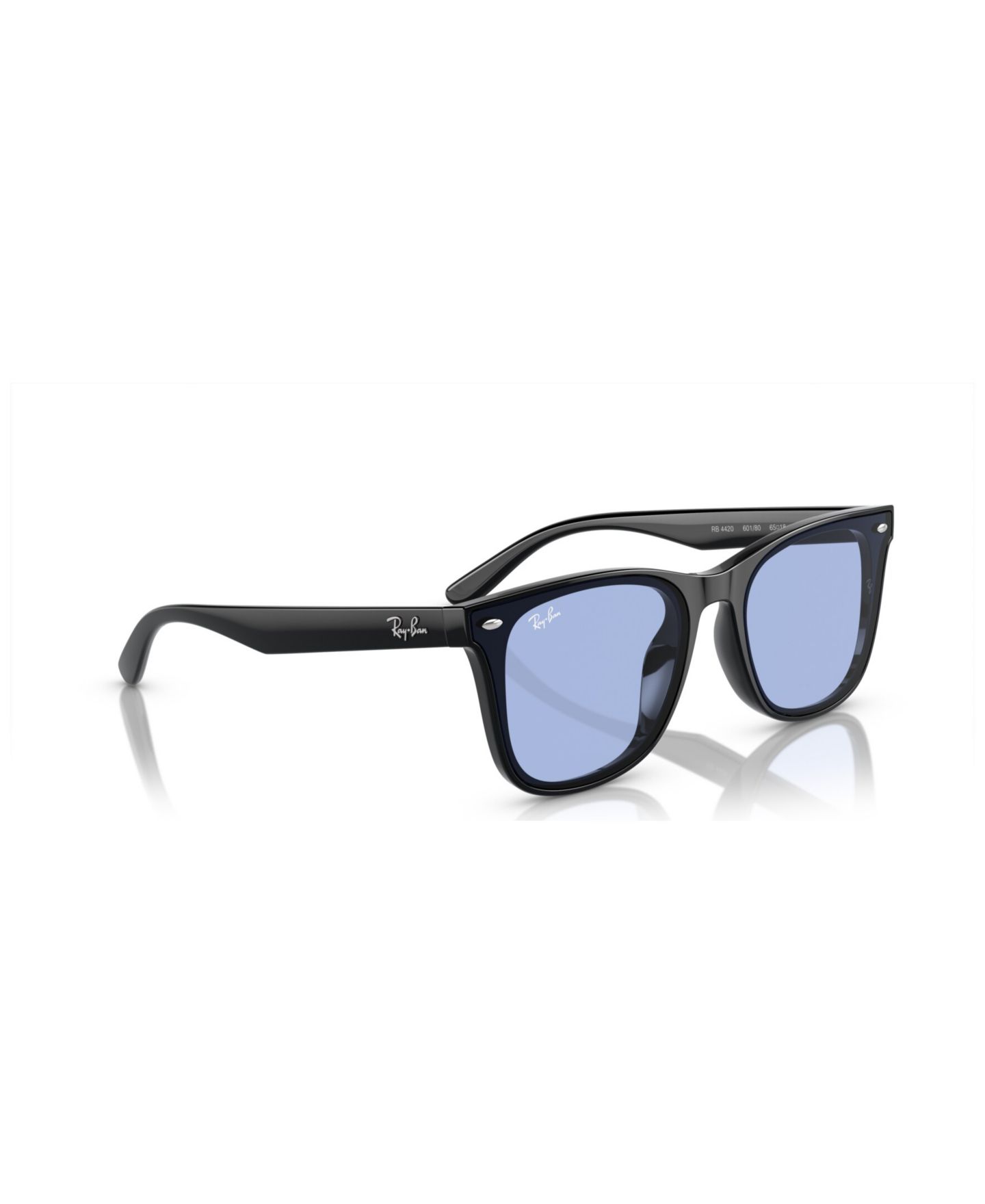 Солнцезащитные очки Ray-Ban Unisex Sunglasses, RB4420, цвет: Чёрный — фото 5
