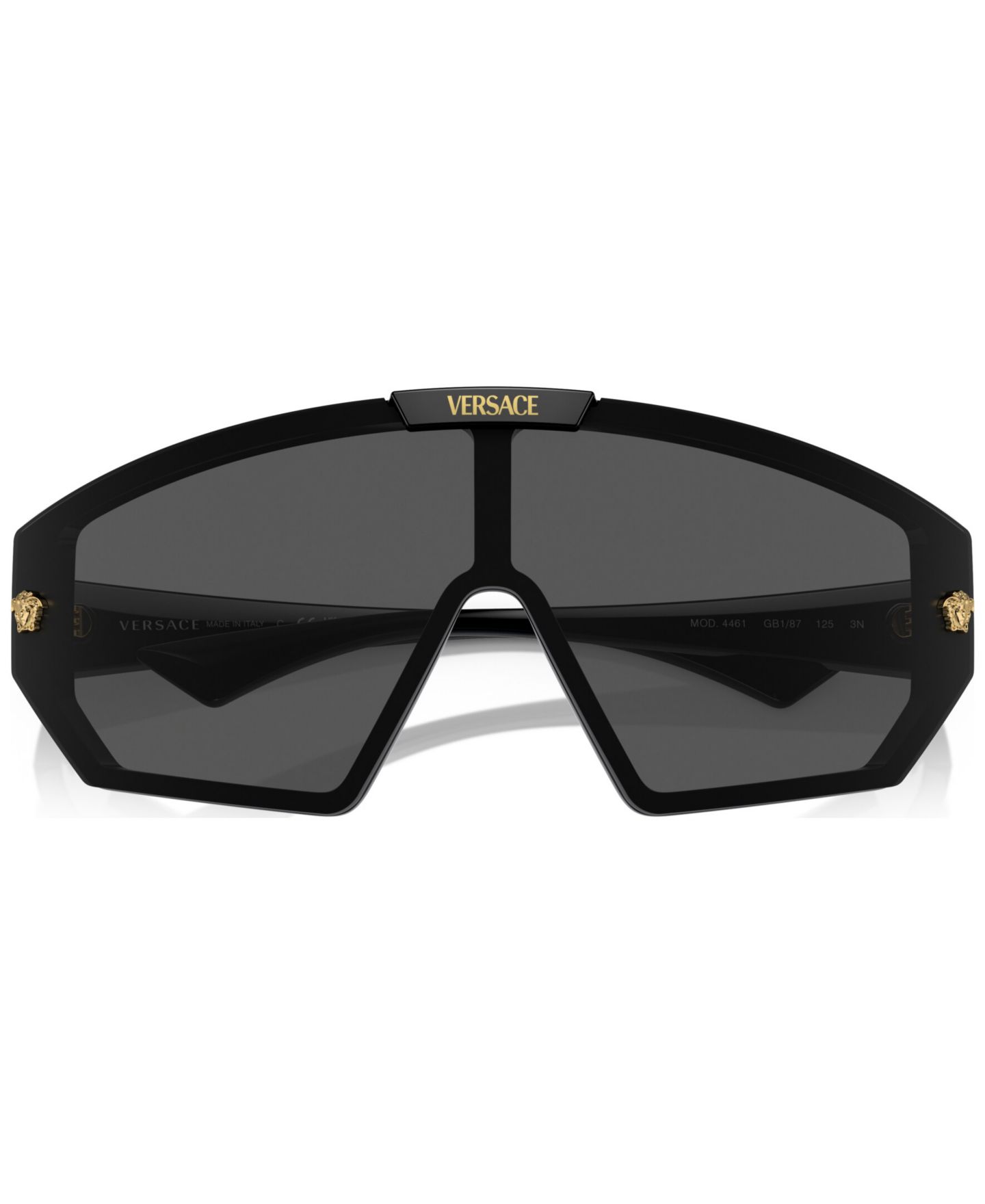 Солнцезащитные очки Versace Unisex Sunglasses, VE4461, цвет: Чёрный — фото 3