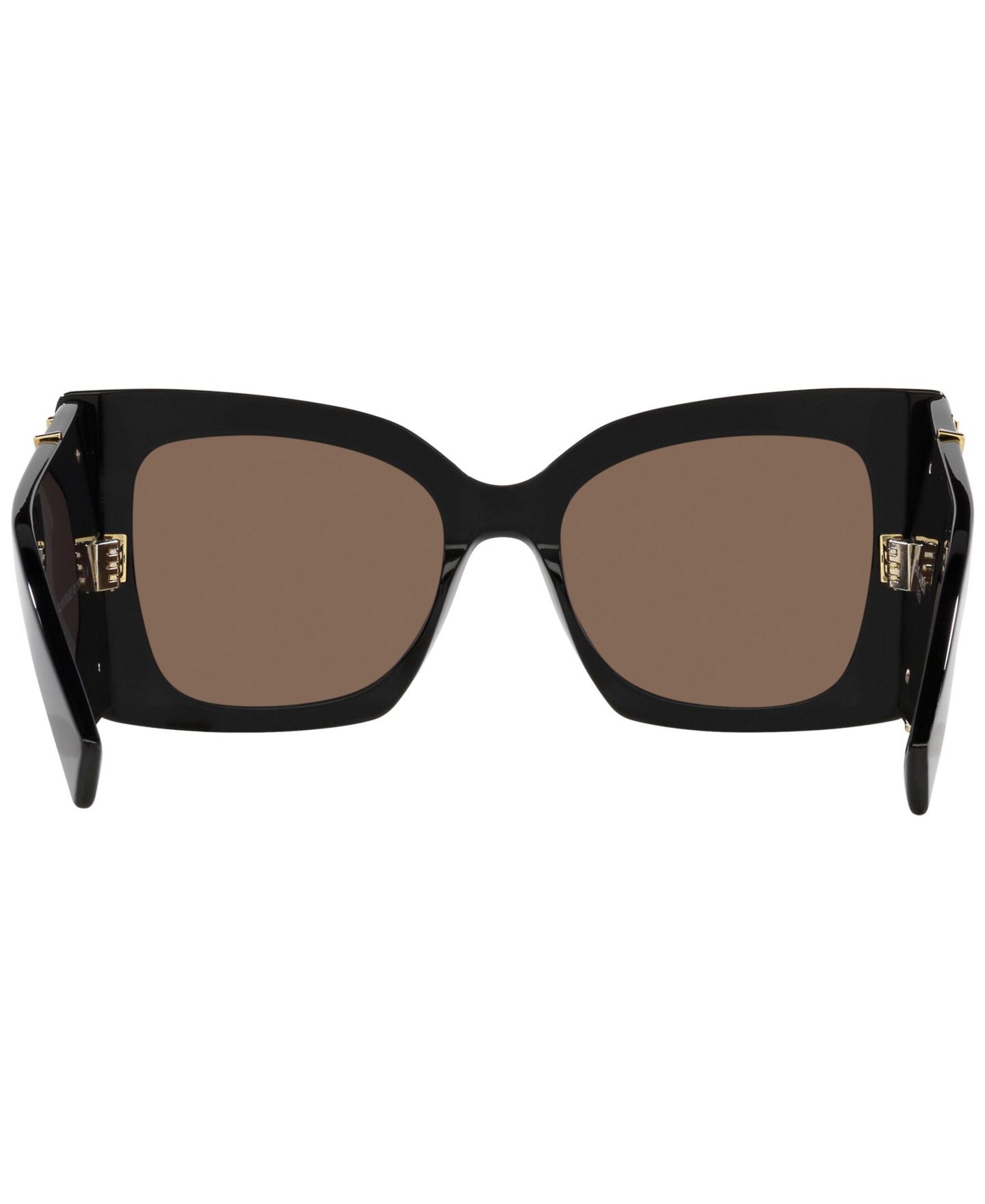 Женские солнцезащитные очки Saint Laurent Blaze Sunglasses, SLM119, цвет: Чёрный — фото 8