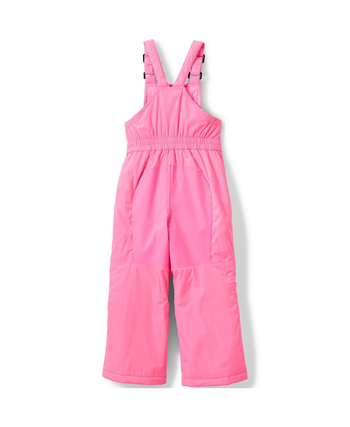 Lands' End Boys Iron Knee Insulated Winter Snow Bibs - Highlighter pink-neon