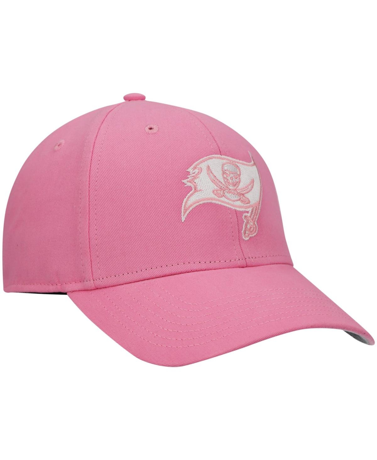 Big Girls '47 BrandTampa Bay Buccaneers Rose Mvp Adjustable Hat - Pink
