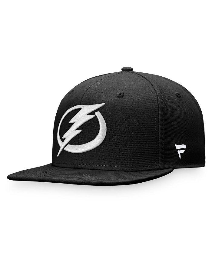 Men's Fanatics Branded Black Tampa Bay Lightning Core Primary Logo Fitted  Hat