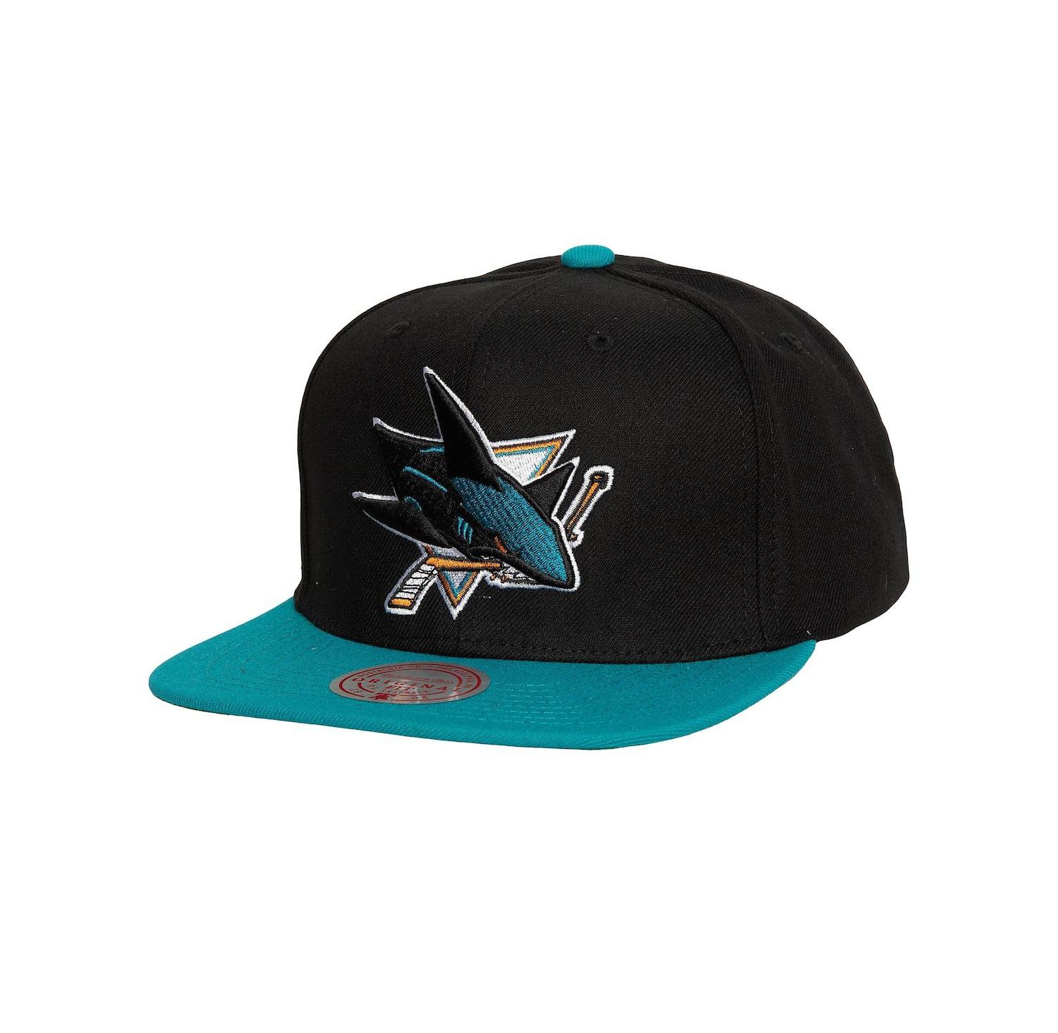 Men's Black San Jose Sharks Core Team Ground 2.0 Snapback Hat