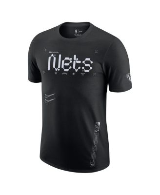 Men's Black Brooklyn Nets Courtside Air Traffic Control Max90 T-shirt