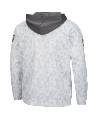 Men's Arctic Camo Tennessee Volunteers OHT Military-Inspired Appreciation Quarter-Zip Hoodie