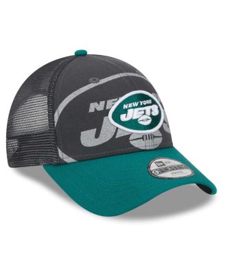 Preschool Boys and Girls Graphite, Green New York Jets Reflect 9FORTY Adjustable Hat