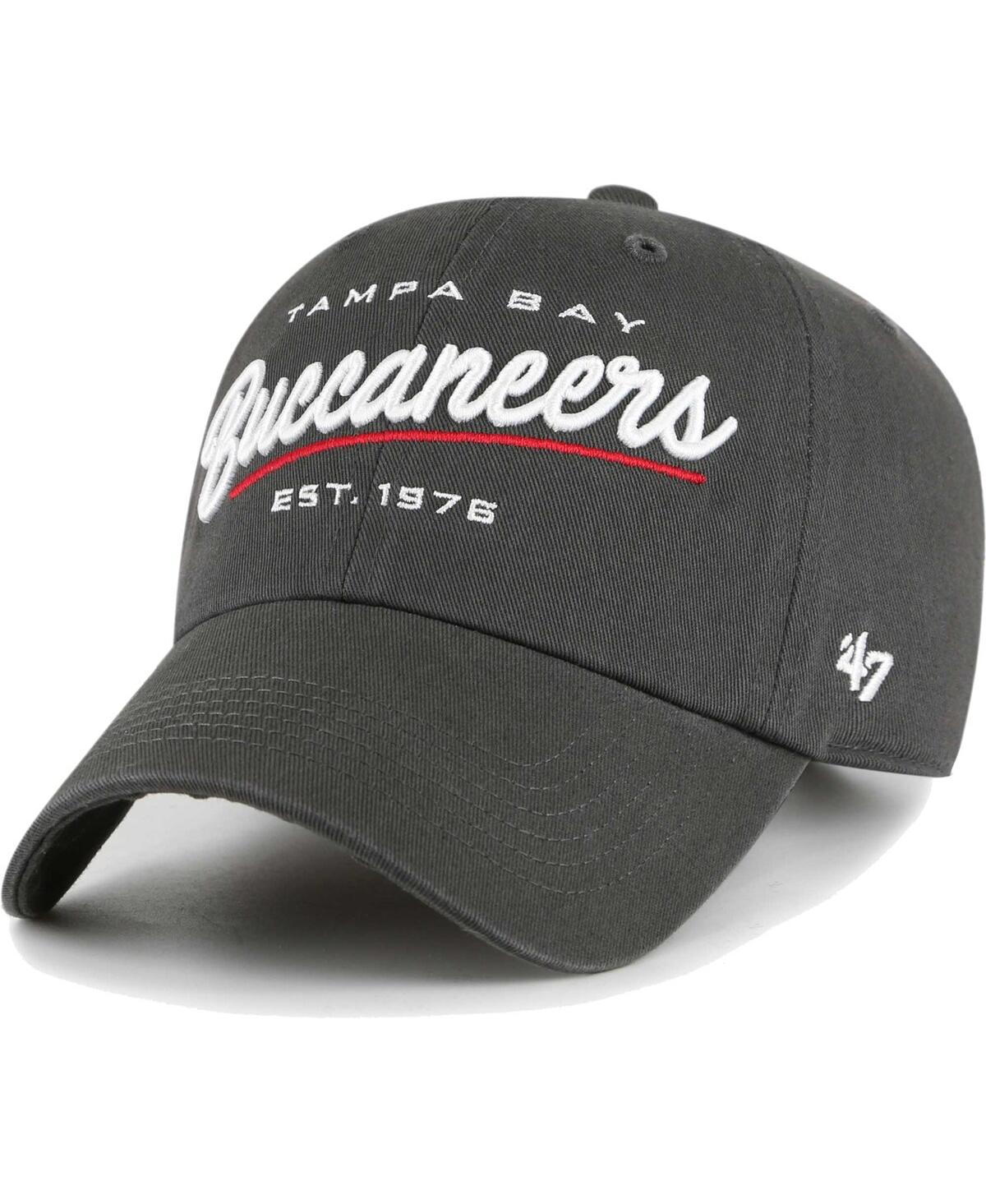 47 Brand Women's ' Pewter Tampa Bay Buccaneers Sidney Clean Up Adjustable Hat In Pewter