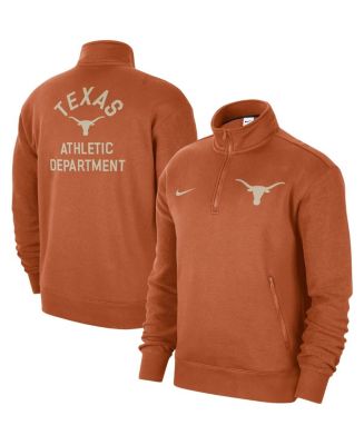 Yellow Lamb Boys Game Day Quarter Zip Sweater - Texas Dark Orange main image 0