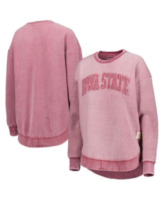Women's Cardinal Iowa State Cyclones Ponchoville Pullover Sweatshirt