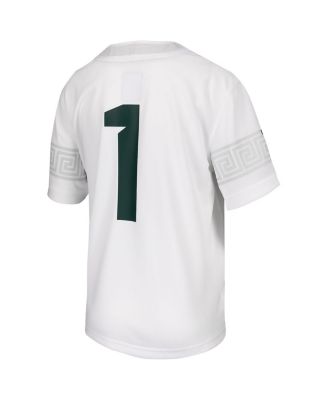 Big Boys #1 White Michigan State Spartans Football Game Jersey