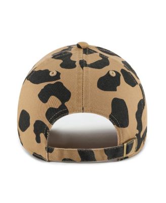 Women's Wisconsin Badgers Rosette Leopard Clean Up Adjustable Hat