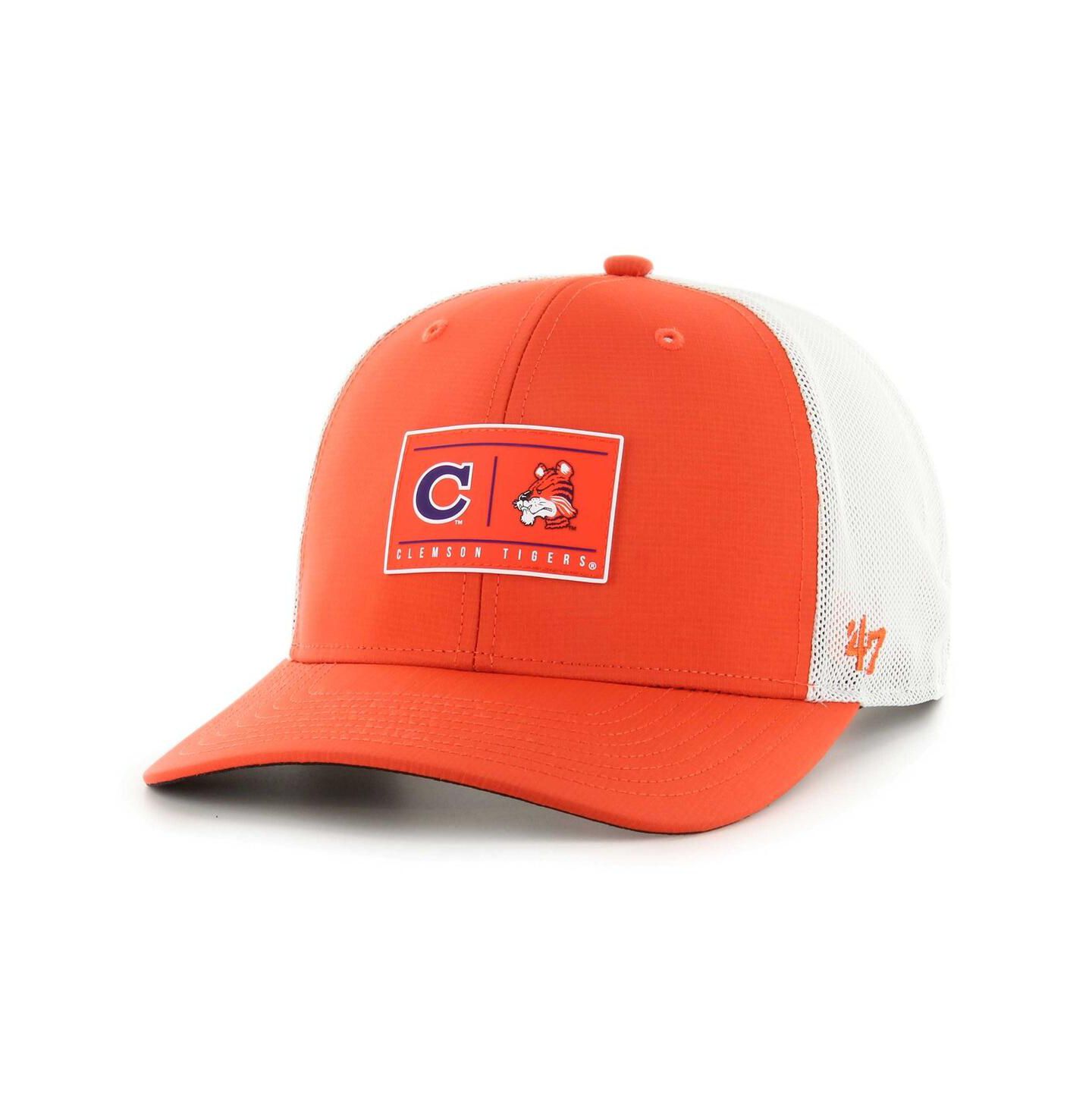 Мужская кепка '47 Brand Orange Clemson Tigers Bonita Brrr Hitch Adjustable Hat — фото 1