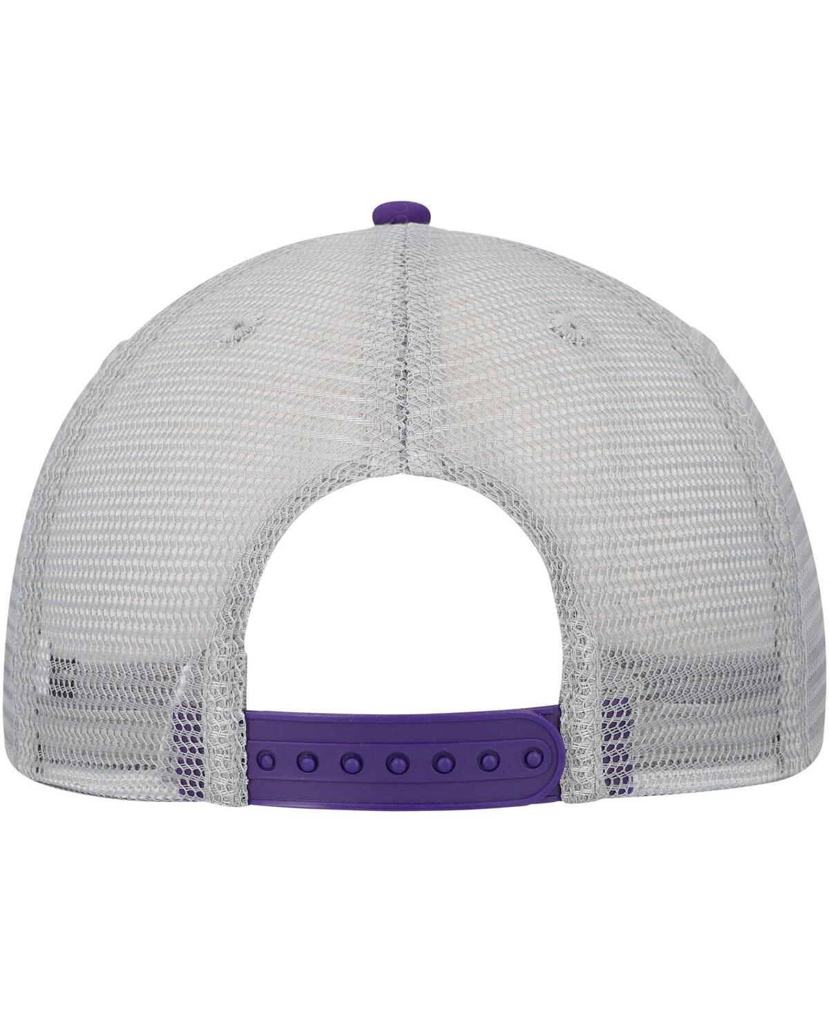 Colosseum Men's  Purple, Gray Kansas State Wildcats Snapback Hat In Purple,gray