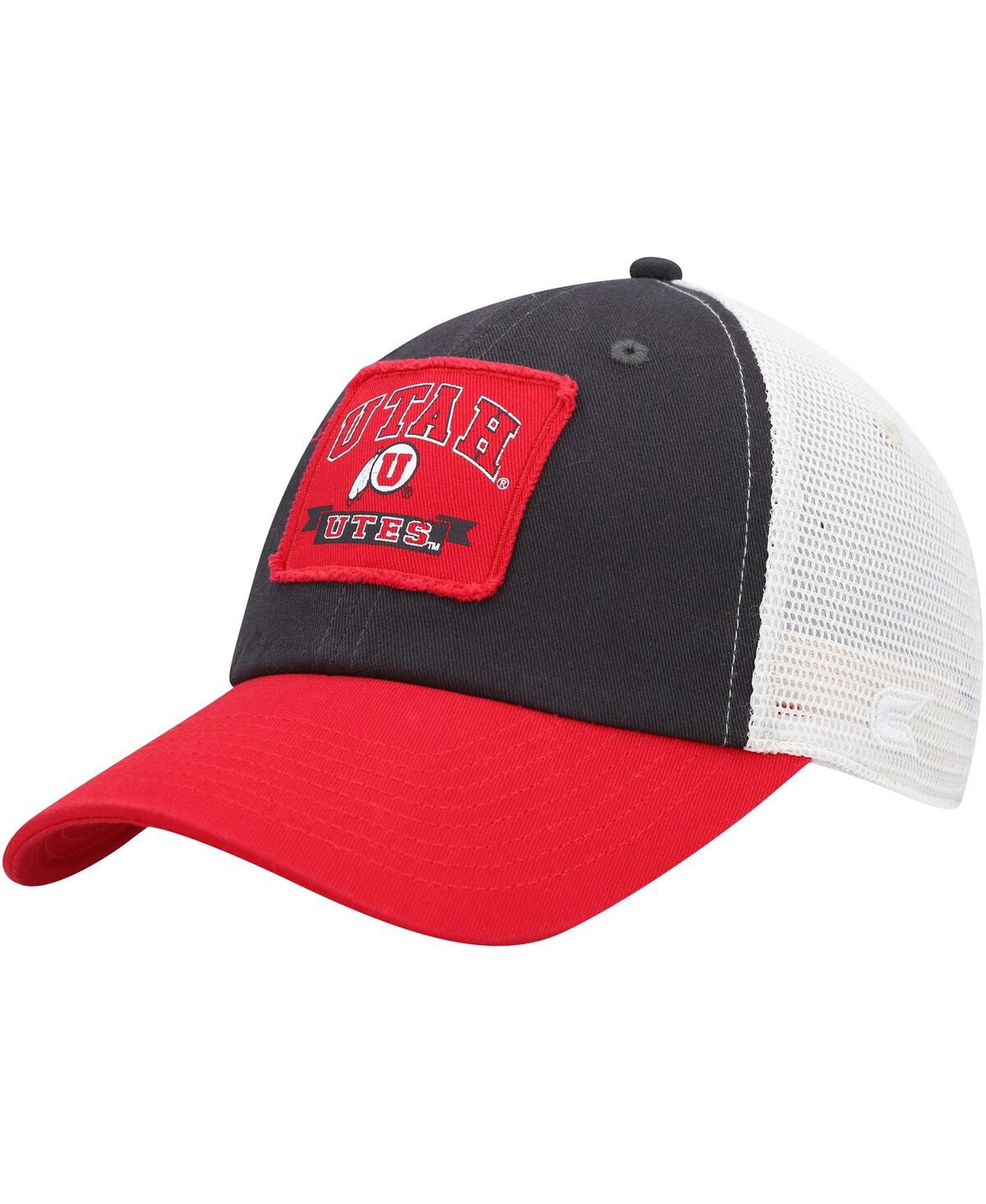 Shop Colosseum Men's  Charcoal Utah Utes Objection Snapback Hat