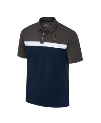 Men's Charcoal Notre Dame Fighting Irish Two Yutes Polo Shirt