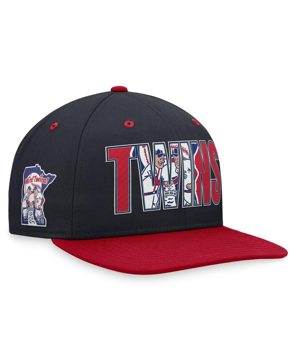 Nike Men's  Navy Minnesota Twins Cooperstown Collection Pro Snapback Hat