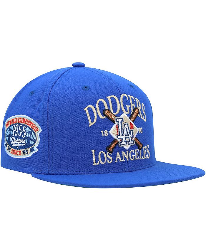 Men's Mitchell & Ness Heathered Royal Los Angeles Dodgers