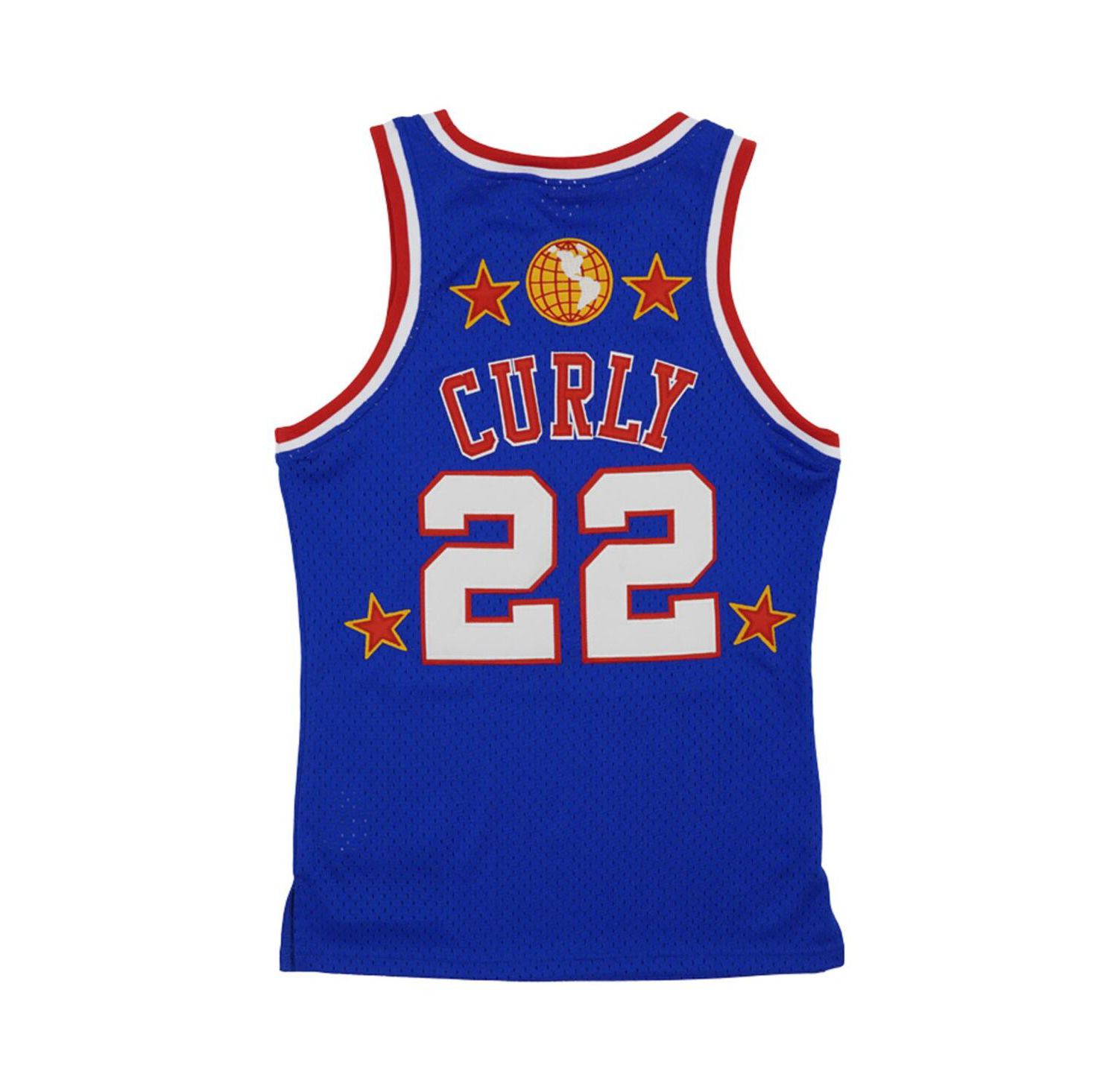 Men's Curly Neal Royal Harlem Globetrotters Throwback Swingman Jersey