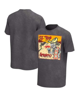 Men's Charcoal ZZ Top Mescalero Washed Graphic T-shirt