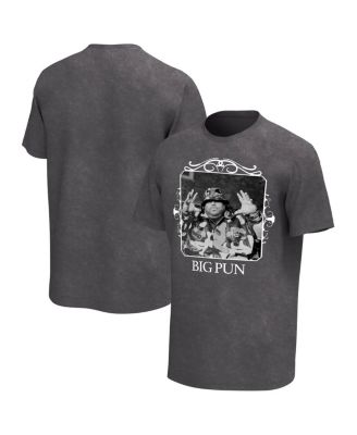 Men's Charcoal Big Pun Frame Washed Graphic T-shirt