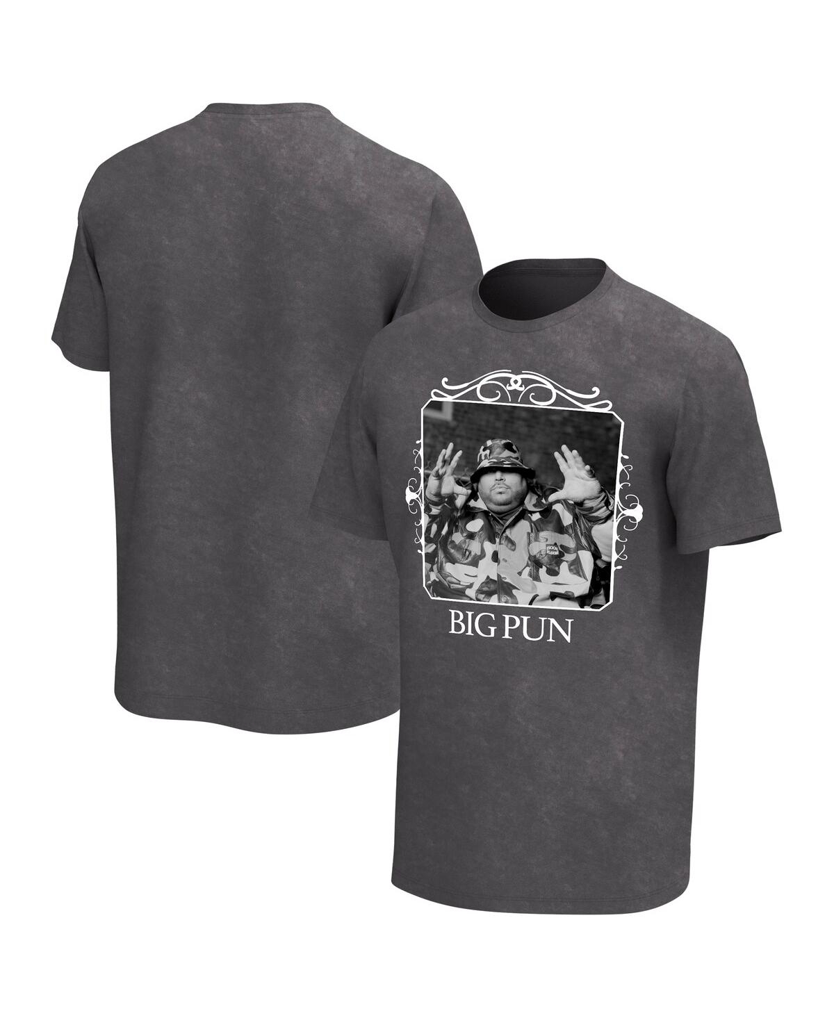 Shop Philcos Men's Charcoal Big Pun Frame Washed Graphic T-shirt