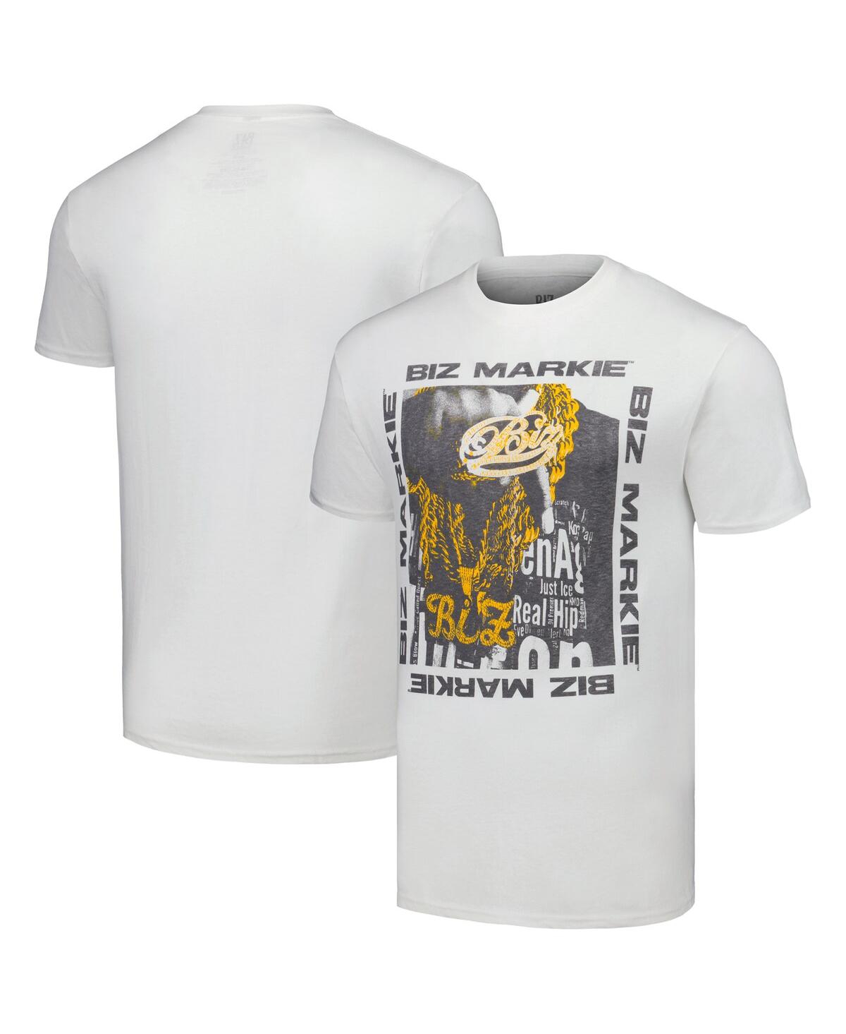 Philcos Men's White 50th Anniversary Of Hip Hop Biz Markie Graphic T-shirt