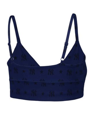 Women's Navy New York Yankees Active Bra