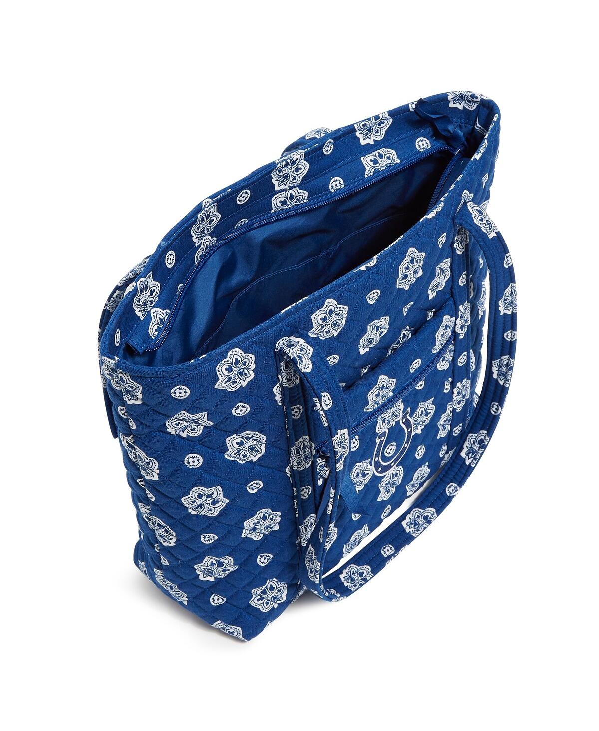 Shop Vera Bradley Women's  Indianapolis Colts Small Tote Bag In Royal
