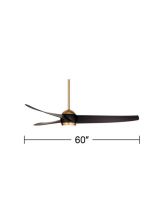 60" Stresa Modern Dimmable LED Light Remote Control Indoor Ceiling Fan