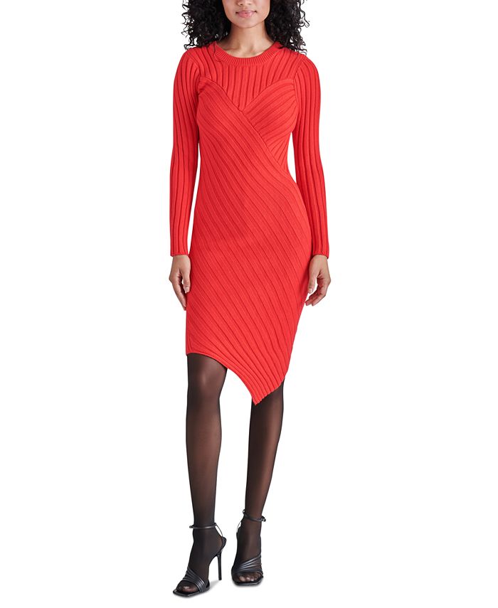 Steve Madden Berretto Donna In Maglia Costina Melange - Un Capo Essenziale Per L'Autunno/Inverno, Colore Beige